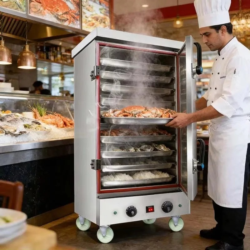 Commercial Kitchen Kitchen - Gewerbliche Küchenausrüstung Gas-Dampfgarer Industrieller Reisdampfkocher Dampfgarautomat