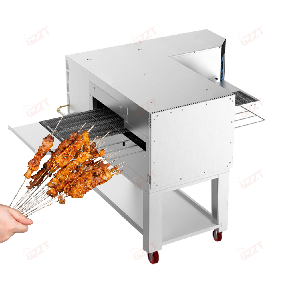 Pizza Conveyor Oven - Intelligente elektrische Förderband-Raupenkette Typ Tunnelgrill Pizzaofen