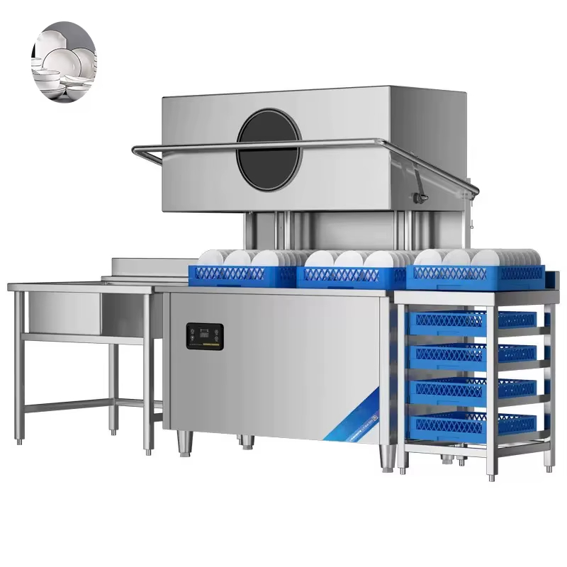 Commercial Kitchen Kitchen - Maßgefertigte Schnellzyklus-Gewerbliche Haubenspülmaschine, Industrielle Automatische Geschirrspülmaschine