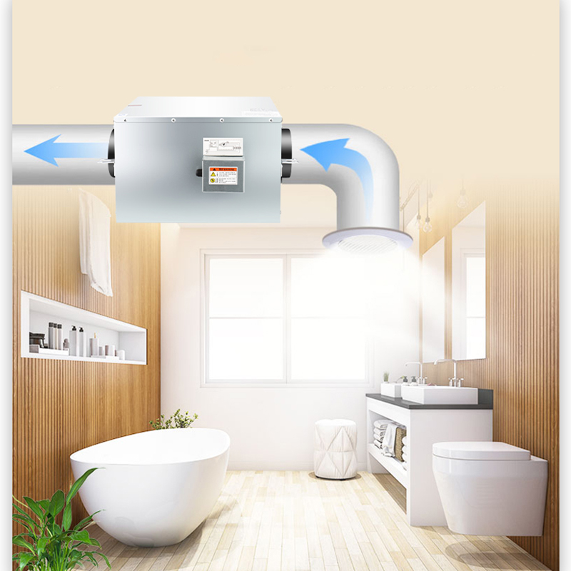 Commercial Kitchen Ventilation System - Lüftungsventilator für Frischluftsystem, leistungsstarker, leiser Einweg-Abluftventilator,