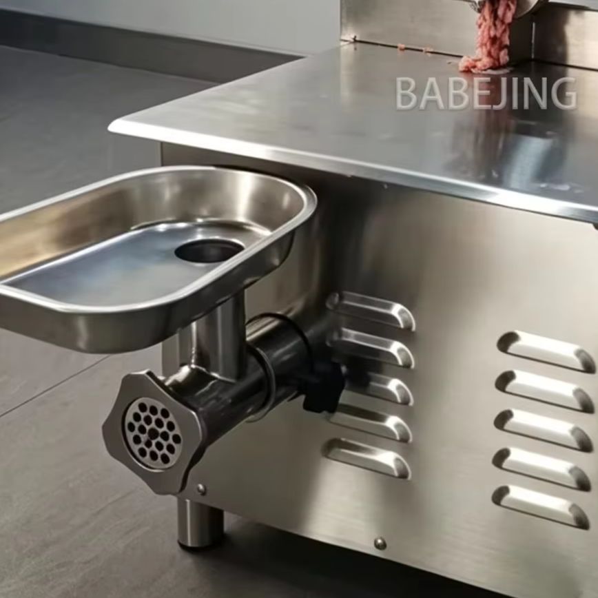 Commercial Kitchen Grinder - Gewerbliche Fleischzerkleinerungsmaschine Knochenwürfel-Schneidemaschine Lebensmittelverarbeitungsmaschine Beliebtes Küchengerät
