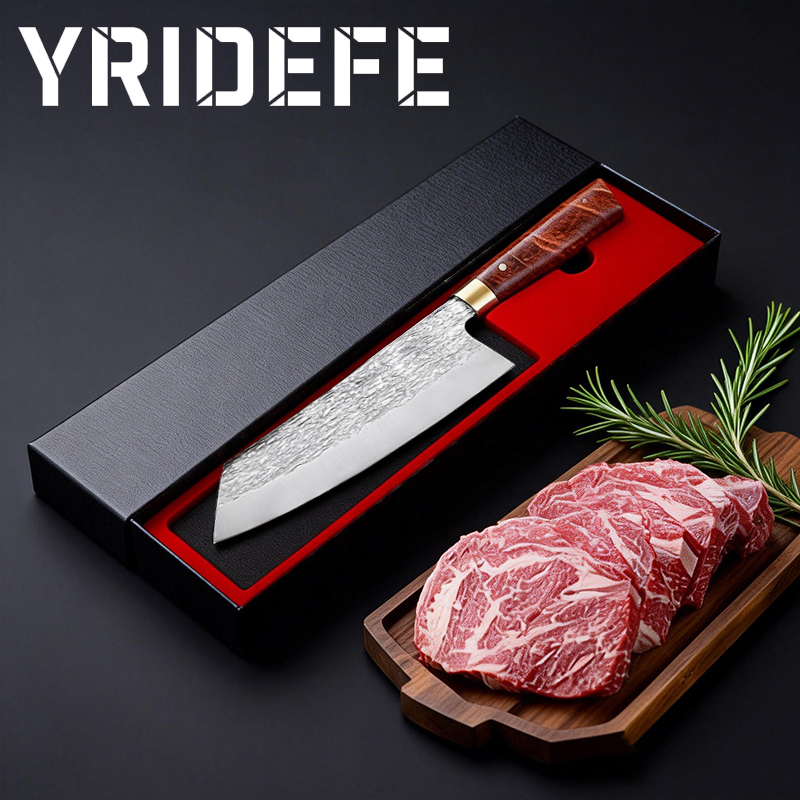 Commercial Kitchen Setup - Japanisches Küchenmesser, Kochzubehör, handgeschmiedetes Edelstahl-Mehrzweckmesser, Geschenkbox