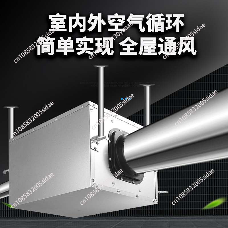 Commercial Kitchen Ventilation System - Frischluftsystem-Lüfter, leistungsstarker, leiser Einweg-Abluftventilator, Haushaltsküchenlüfter, gewerblicher