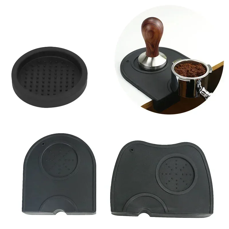 Commercial Kitchen Setup - Kaffeepulver-Pad, rutschfeste Silikon-Stampfstation, Espresso-Matte für Zuhause,