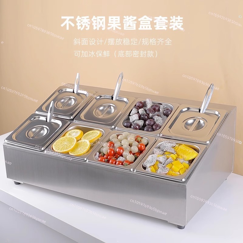 Commercial Kitchen Parts & Service - Edelstahl-Regal für Küchenutensilien, Gewürzbox, Gewürzglas, Gitterbehälter