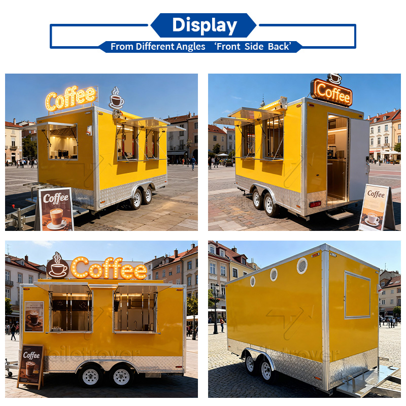 Kommerzieller Street-Food-Truc – Commercial Kitchen Units For Sale Bewertung und Preis