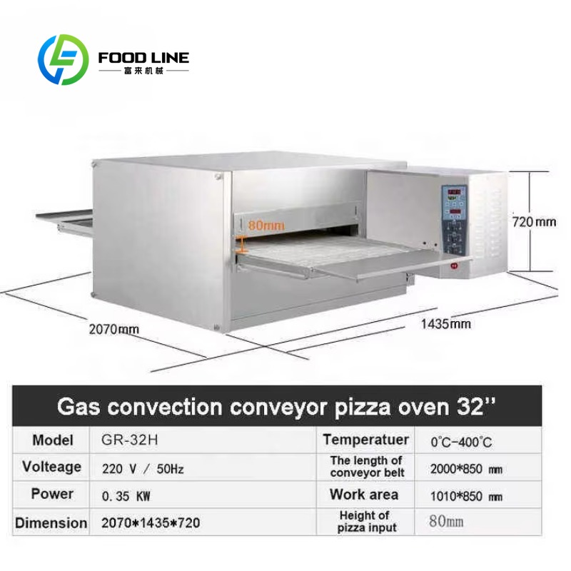 Maßgeschneiderter kommerzielle – Pizza Conveyor Oven Bewertung und Preis