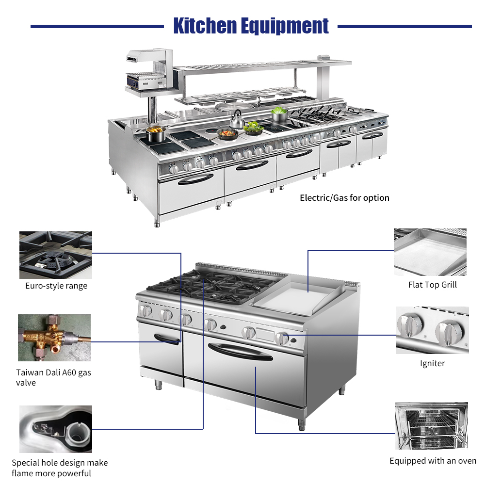 Premium-Hotel-Restaurant-Küche – Commercial Kitchen Kitchen Bewertung und Preis