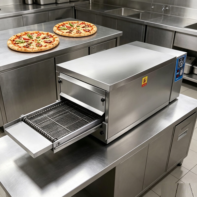 Gewerblicher Gas-Pizzaofen mit – Pizza Conveyor Oven Bewertung und Preis
