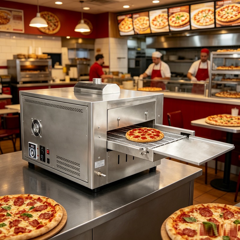 Gewerblicher Gas-Pizzaofen mit – Pizza Conveyor Oven Bewertung und Preis