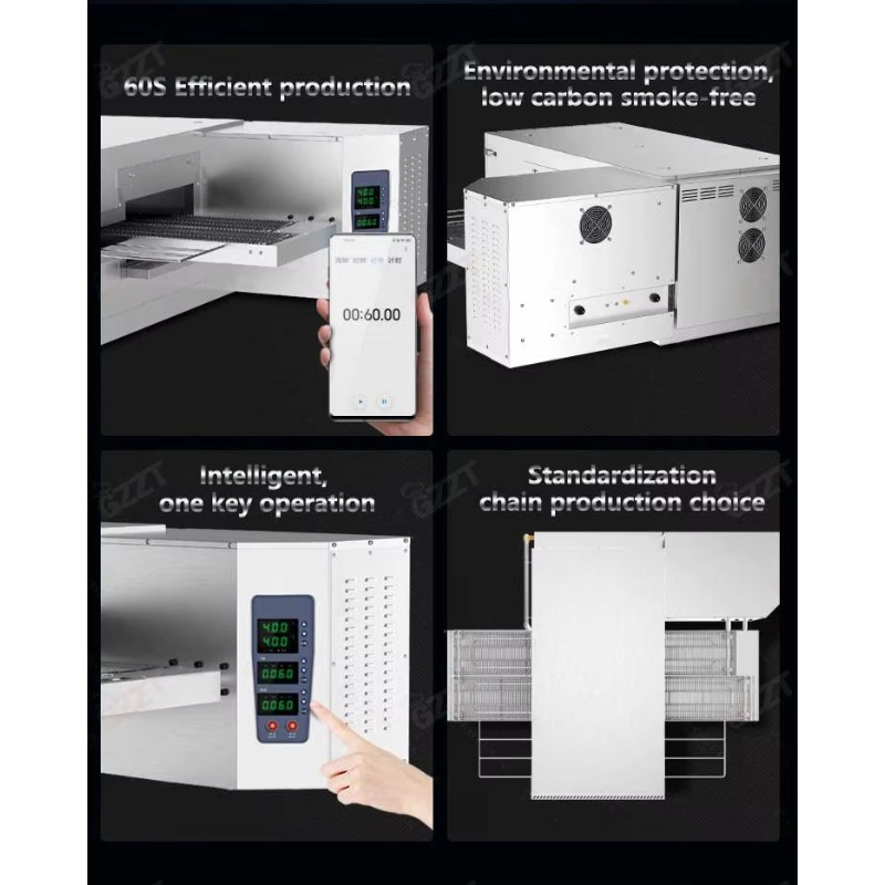 Intelligente elektrische Förde – Pizza Conveyor Oven Bewertung und Preis
