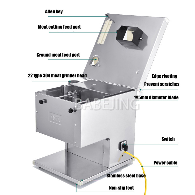Vollautomatischer elektrischer – Commercial Kitchen Grinder Bewertung und Preis