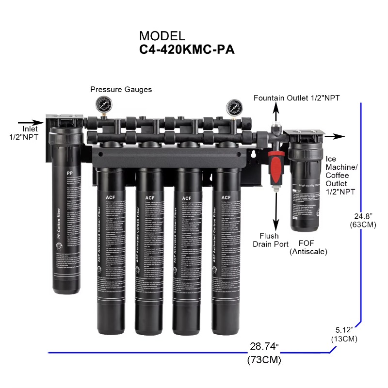 Eiswürfelbereiter Kaffeemaschi – Commercial Kitchen Water Filter Bewertung und Preis
