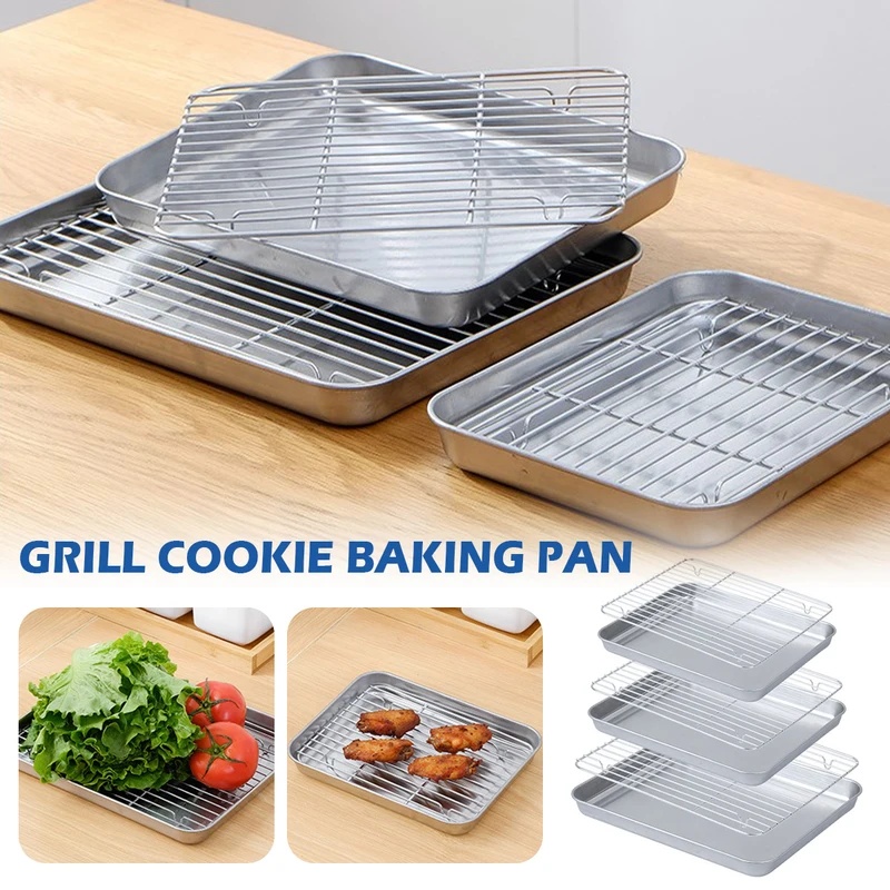 Edelstahl-Backblech mit Drahtr – Pizza Conveyor Oven Bewertung und Preis