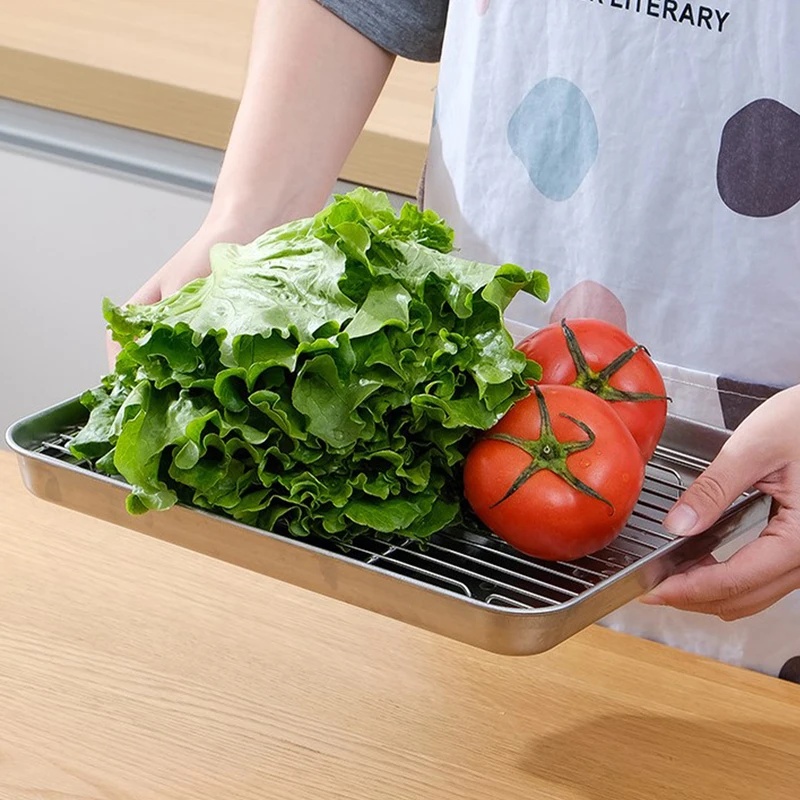 Edelstahl-Backblech mit Drahtr – Pizza Conveyor Oven Bewertung und Preis