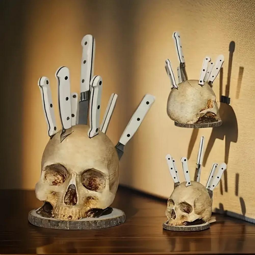 Totenkopf-förmiger Messerhalte – Commercial Kitchen Knife Holder Bewertung und Preis