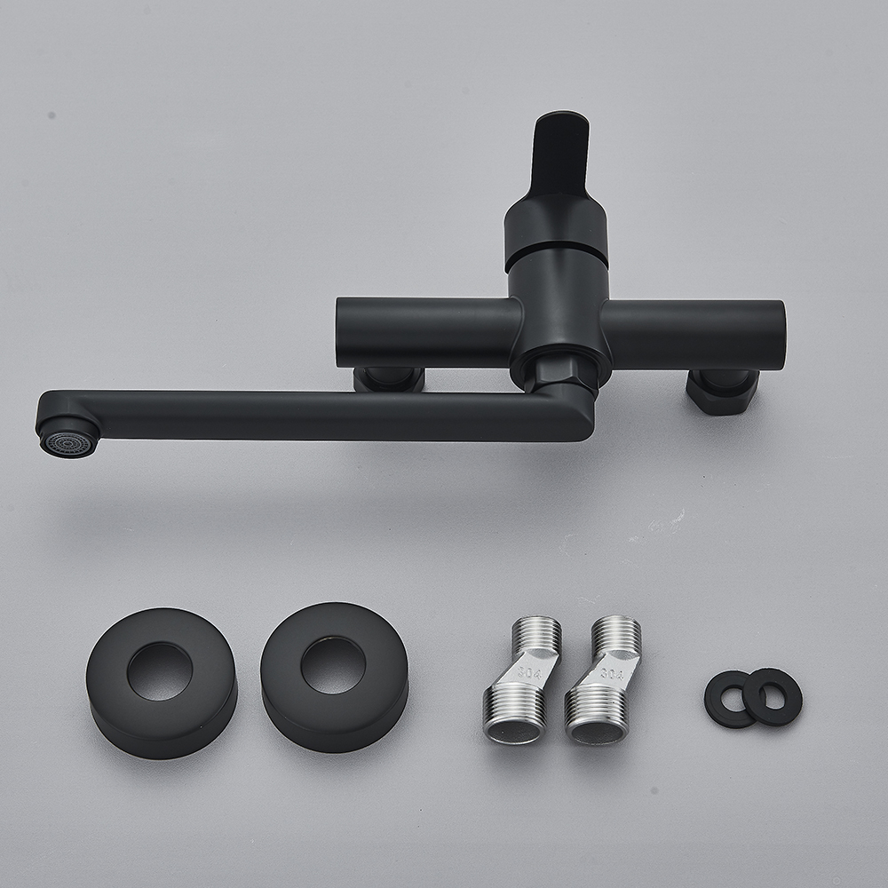 Schwarzer Wand-Küchenarmatur,  – Commercial Kitchen Faucets Bewertung und Preis