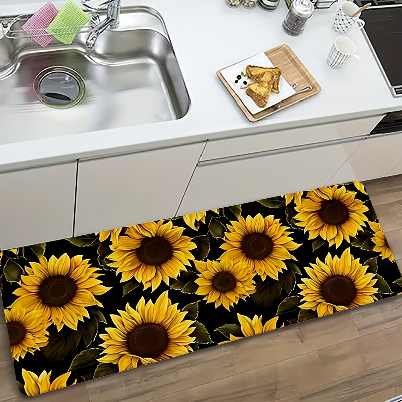 Auffälliger gelber Sonnenblume – Commercial Kitchen Background Bewertung und Preis