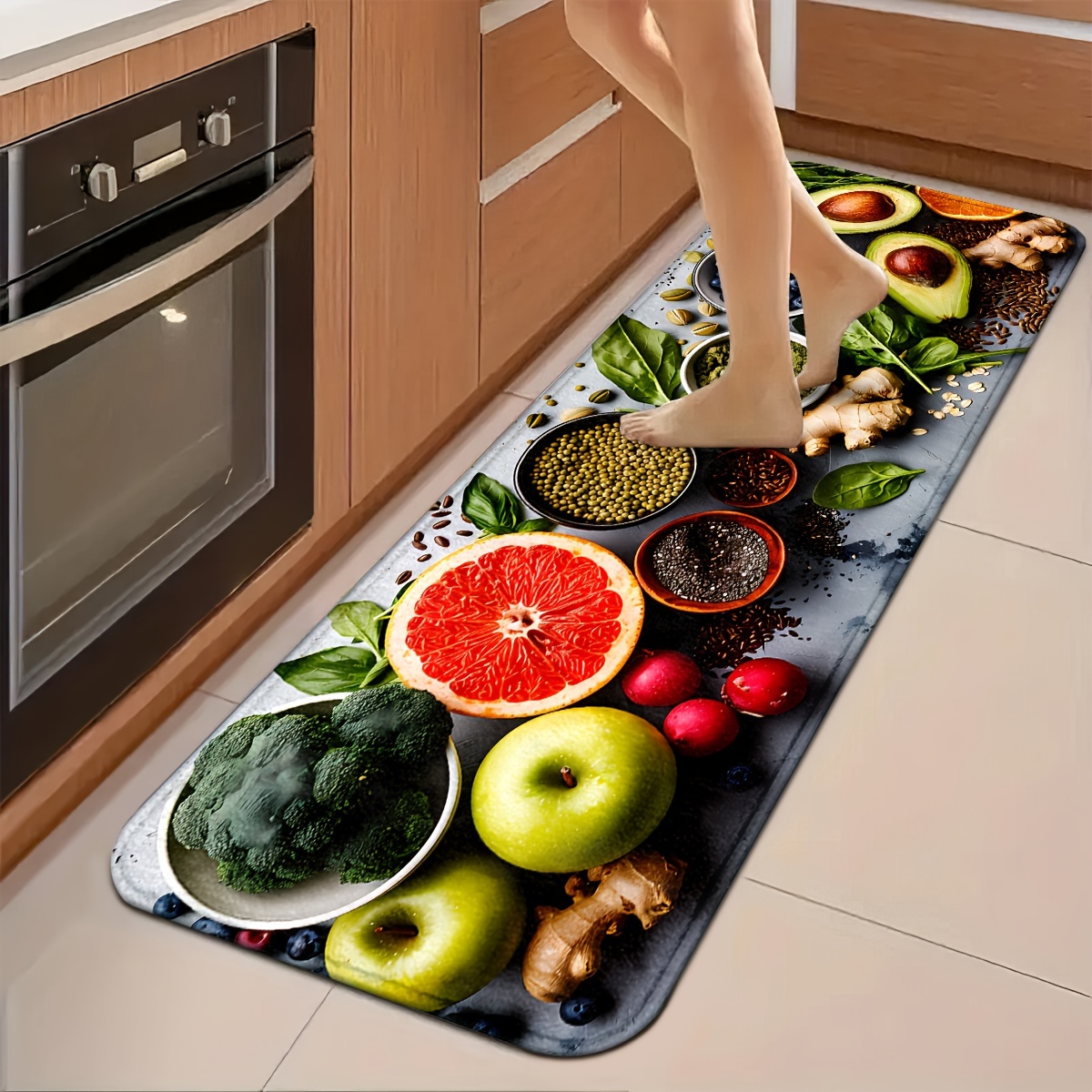 Realistischer Brokkoli-Apfel-G – Commercial Kitchen Background Bewertung und Preis