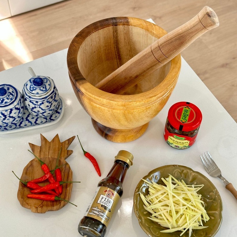 Mörser- und Stößel-Set aus nat – Commercial Kitchen Grinder Bewertung und Preis
